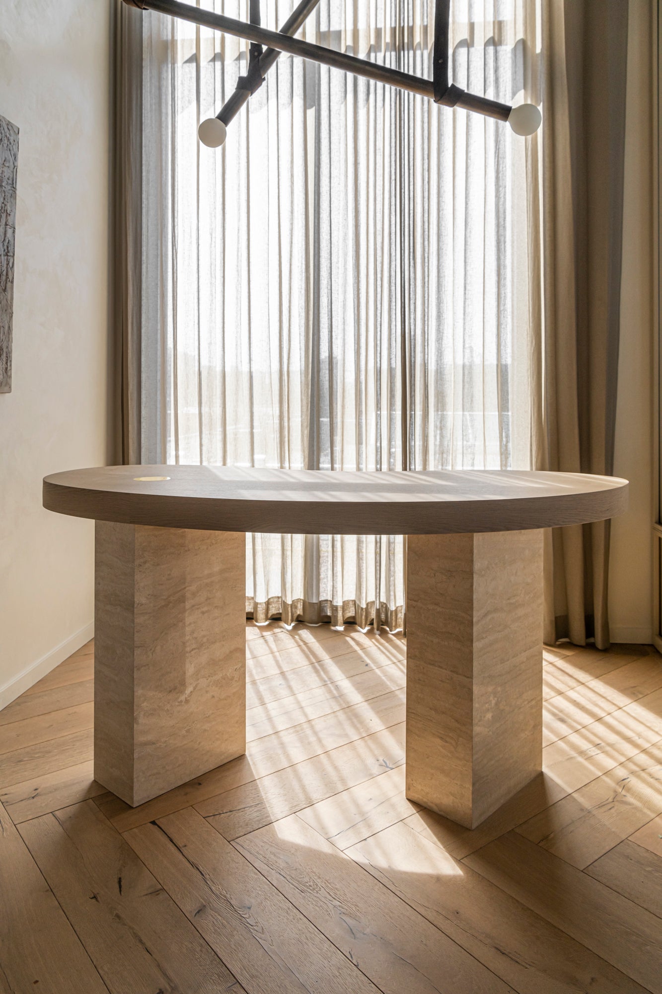 Classic Travertino - Bleached Honey Oak