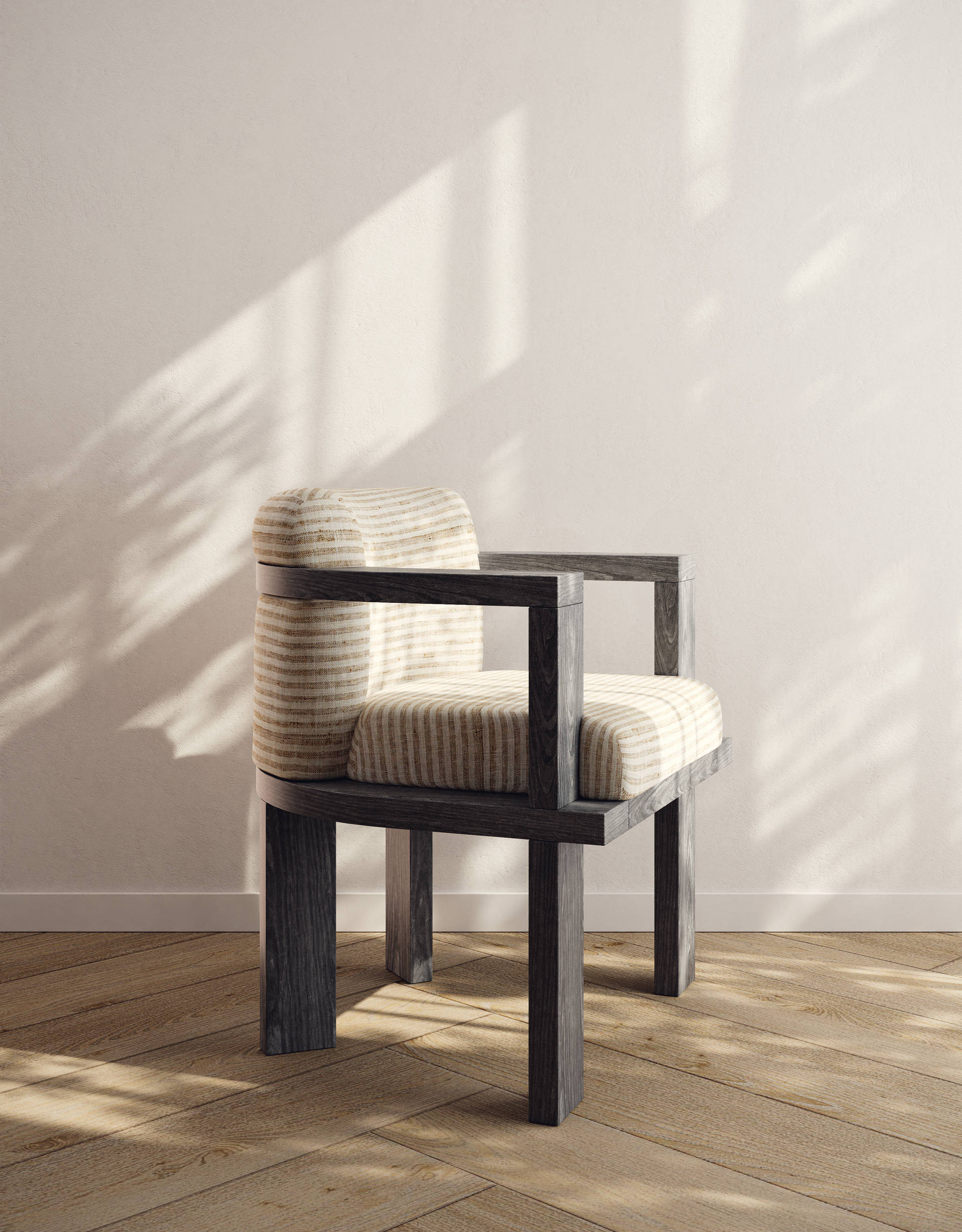 Black Smokey Oak - Natural Stripe