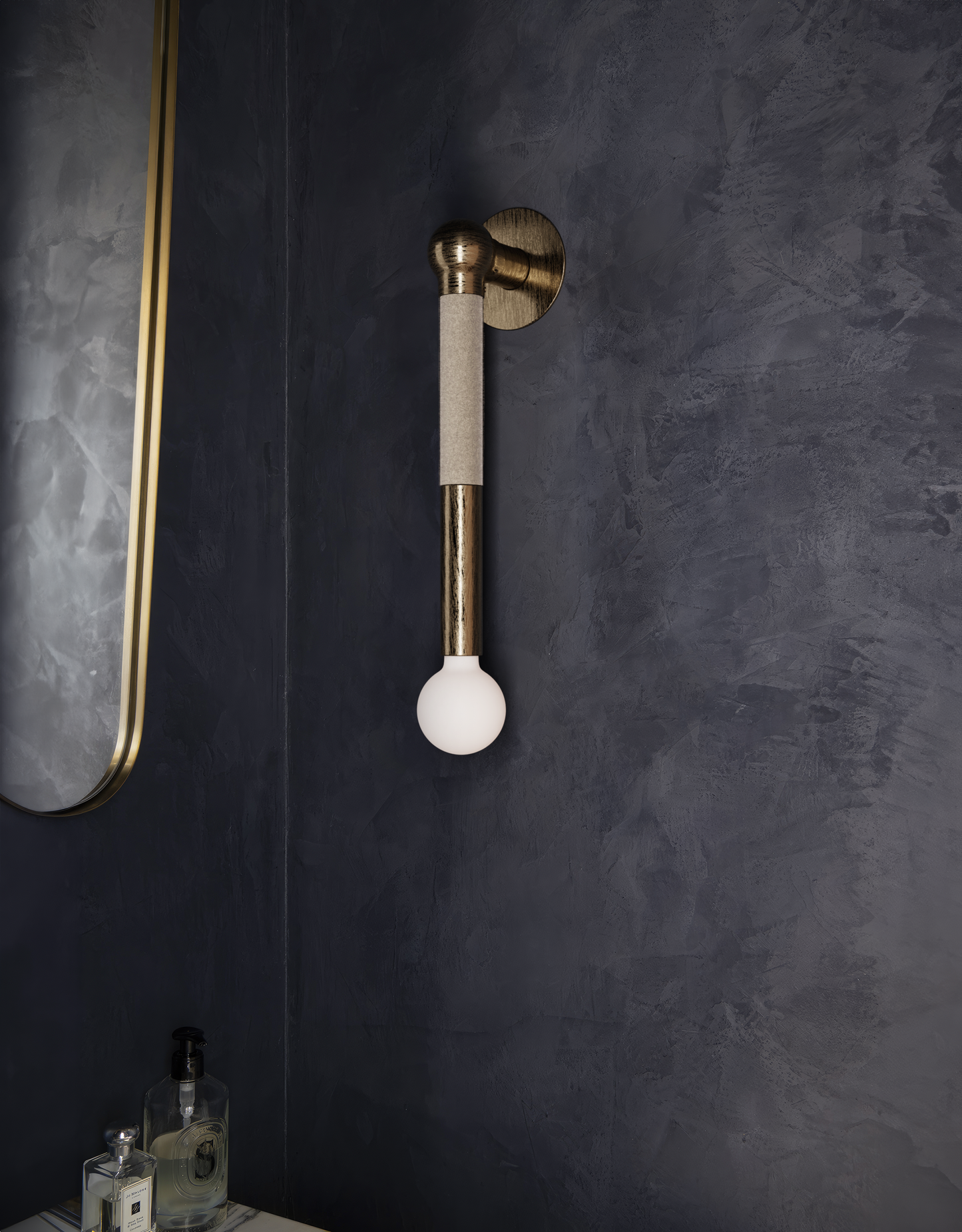 Warm Brushed Natural Brass - Beige