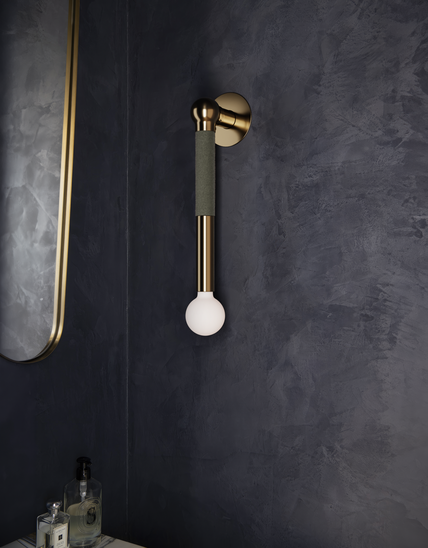 Classic Unlacquered Brass - Forest Green