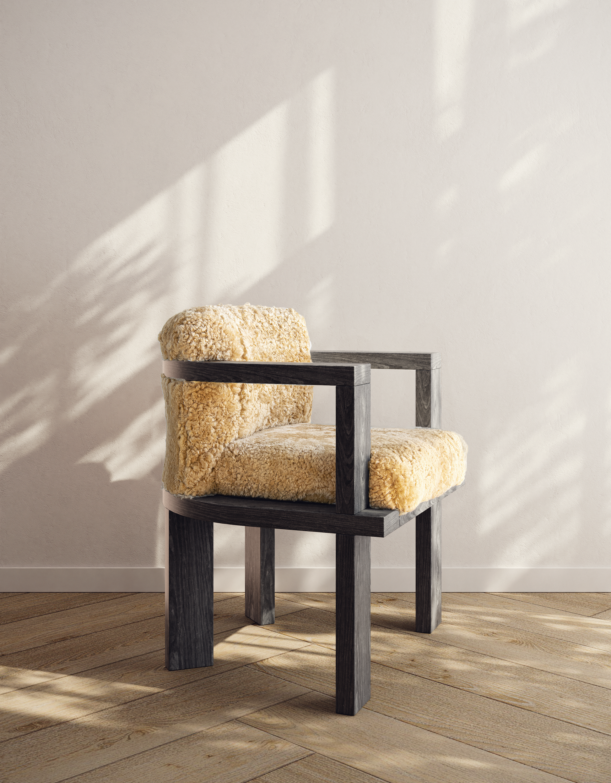 Black Smokey Oak - Camel Sherpa