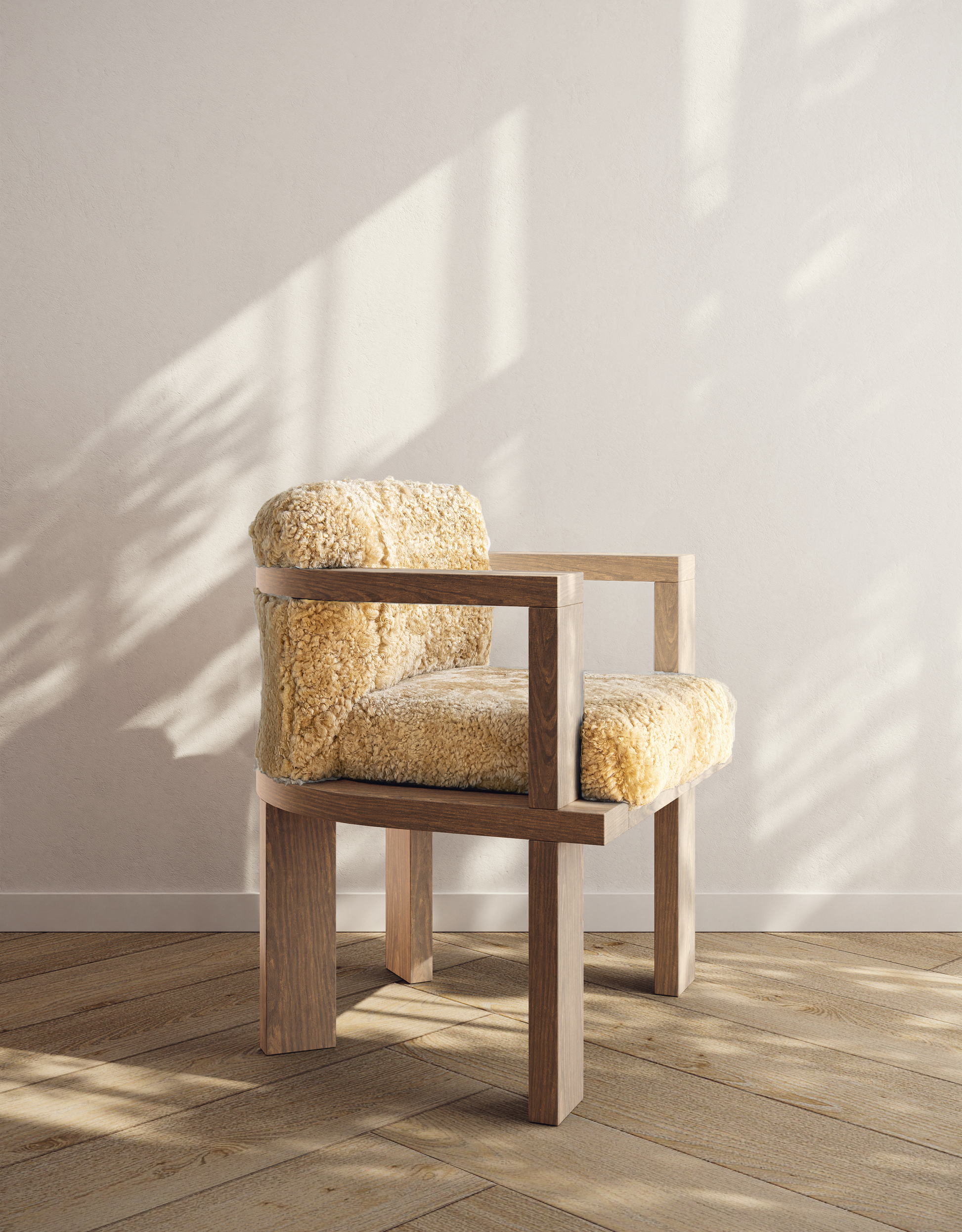 Warm Caramelized Oak - Camel Sherpa